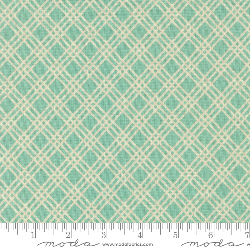Chloe's Closet Moda Fabrics Happy Daze Picnic Plaid 33847 18 Aqua