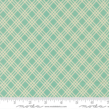 Chloe's Closet Moda Fabrics Happy Daze Picnic Plaid 33847 18 Aqua