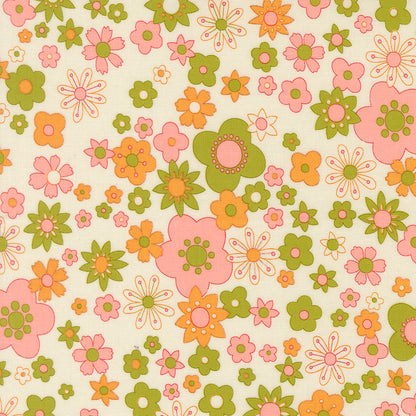 Chloe's Closet Moda Fabrics Petal Power 3384111 Cloud