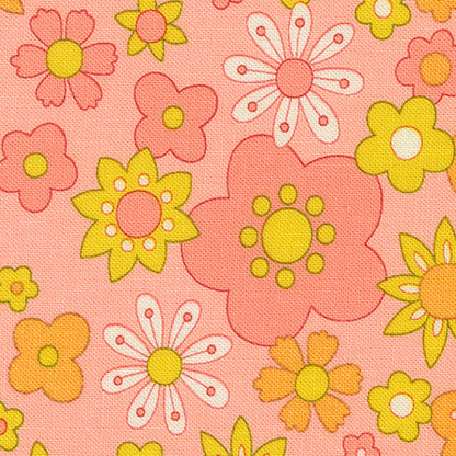 Chloe's Closet Moda Fabrics Petal Power 3384112 Bubblegum