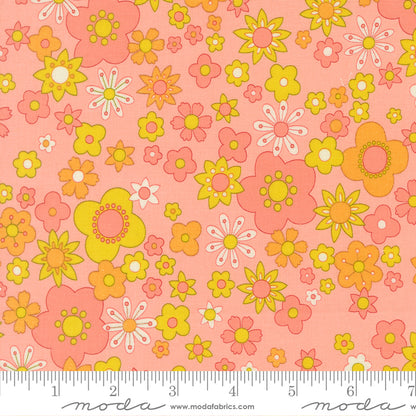 Chloe's Closet Moda Fabrics Petal Power 3384112 Bubblegum