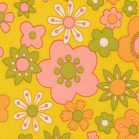 Chloe's Closet Moda Fabrics Petal Power 3384115 Citrine