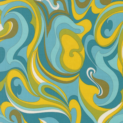 Chloe's Closet Moda Fabrics Vibing Aqua 33844 15