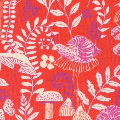 Crystal Manning Moda Maeve Mushroom Moths Mandarin 11933 28