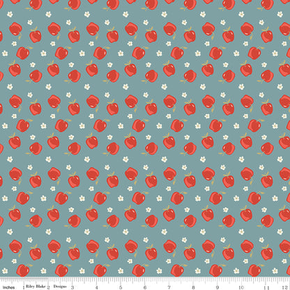 Dani Mogstad Riley Blake Designs Vintage Charm Apples C15273-STONE