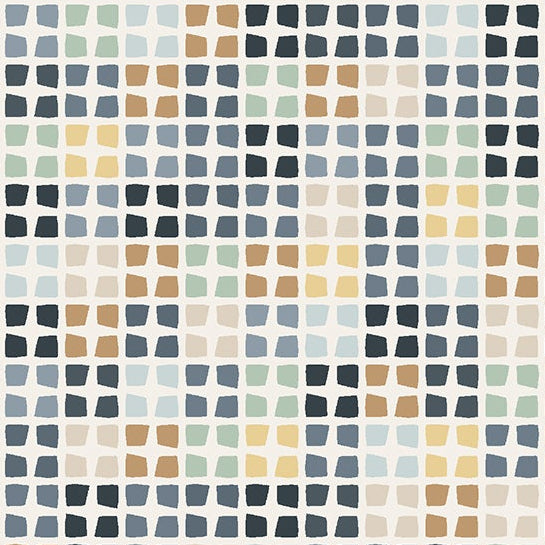 Day 51 Cotton + Steel RJR Fabrics Sweet Treats Candied Peel DA103-BD2 Blue Dusk