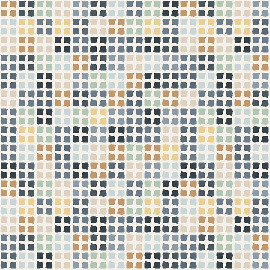 Day 51 Cotton + Steel RJR Fabrics Sweet Treats Candied Peel DA103-BD2 Blue Dusk