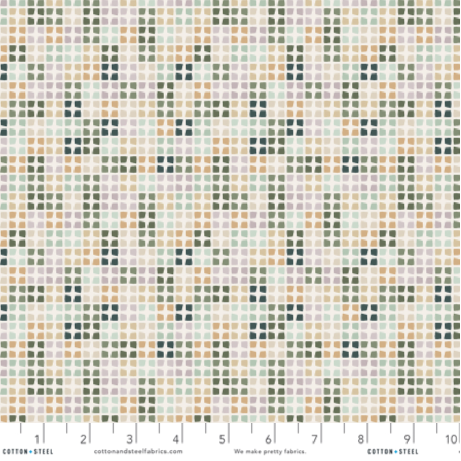Day 51 Cotton + Steel RJR Fabrics Sweet Treats Candied Peel DA103-SP3 Spearmint