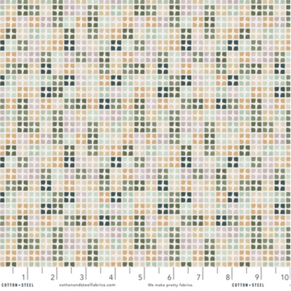 Day 51 Cotton + Steel RJR Fabrics Sweet Treats Candied Peel DA103-SP3 Spearmint