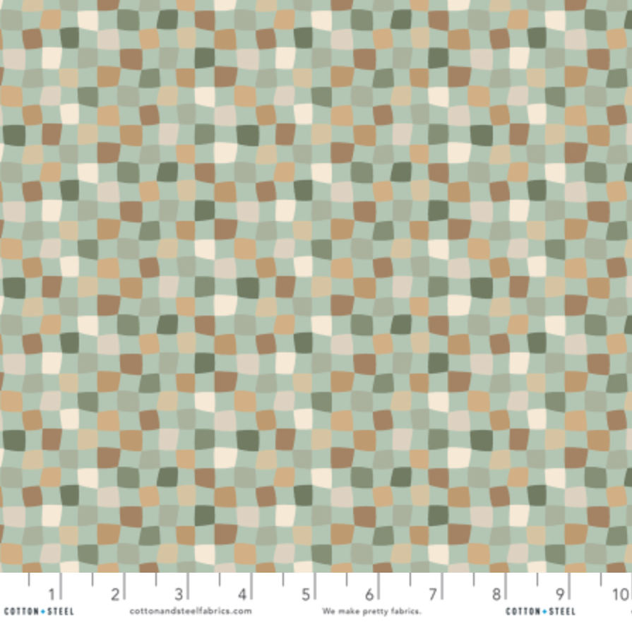 Day 51 Cotton + Steel RJR Fabrics Sweet Treats Florentine DA102-MC3 Mint Chip