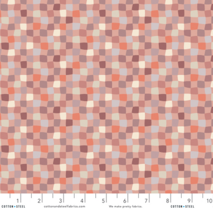 Day 51 Cotton + Steel RJR Fabrics Sweet Treats Florentine DA102-SS1 Strawberry Sorbet