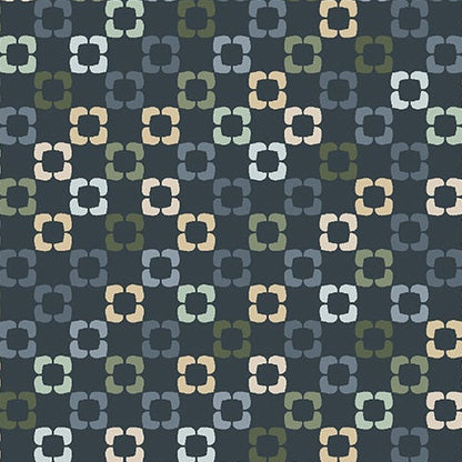 Day 51 Cotton + Steel RJR Fabrics Sweet Treats Madeleine DA101-DB2 Dusky Blue