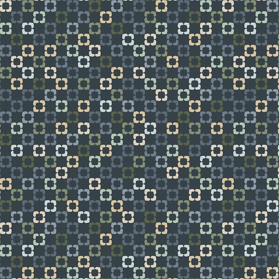 Day 51 Cotton + Steel RJR Fabrics Sweet Treats Madeleine DA101-DB2 Dusky Blue