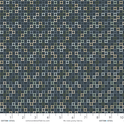 Day 51 Cotton + Steel RJR Fabrics Sweet Treats Madeleine DA101-DB2 Dusky Blue