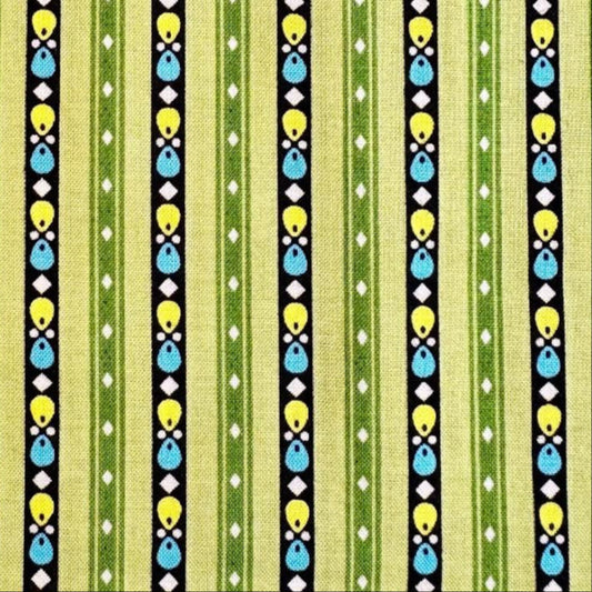 Denyse Schmidt FreeSpirit Westminster Fibers Ansonia Kentucky Stripe Mossy PWDS061