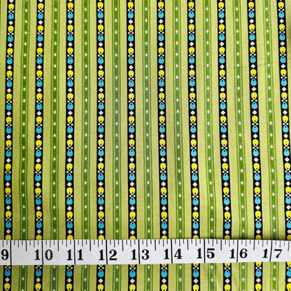 Denyse Schmidt FreeSpirit Westminster Fibers Ansonia Kentucky Stripe Mossy PWDS061