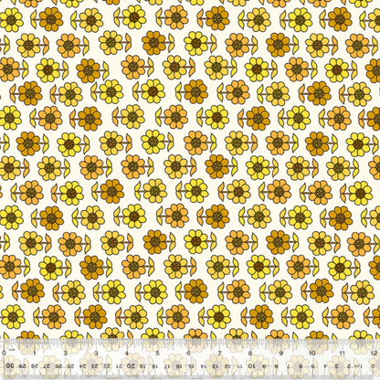 Denyse Schmidt Windham Fabrics Bonny Daisy 53641-3 Yellow