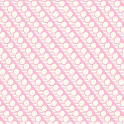 Denyse Schmidt Windham Fabrics Bonny Diagonal Dot 53644-1 Light Pink