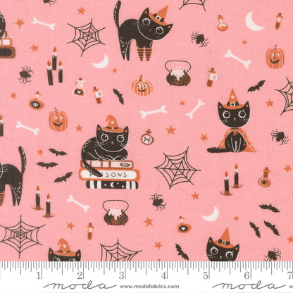 Elena Amo Moda Fabrics Purrs and Boos Cats 39060 13 Candy