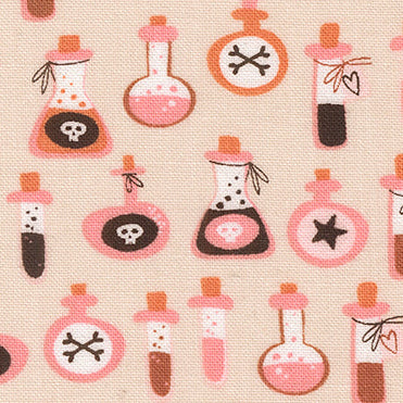 Elena Amo Moda Fabrics Purrs and Boos Poisons 39065 11 Moonbeam