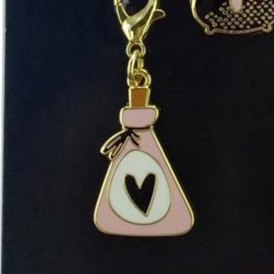 Elena Amo Moda Fabrics Purrs and Boos Potion Jars Zipper Charm EA208