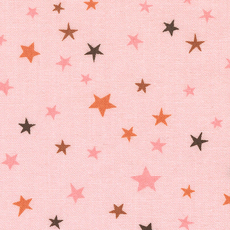 Elena Amo Moda Fabrics Purrs and Boos Stars 39066 12 Purrfect Pink