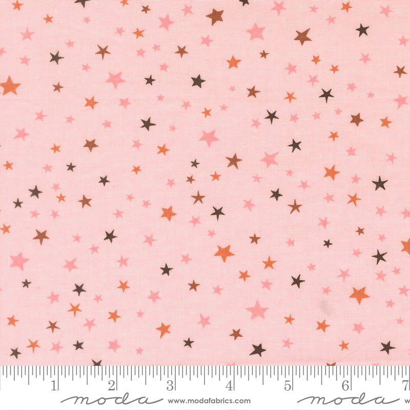 Elena Amo Moda Fabrics Purrs and Boos Stars 39066 12 Purrfect Pink