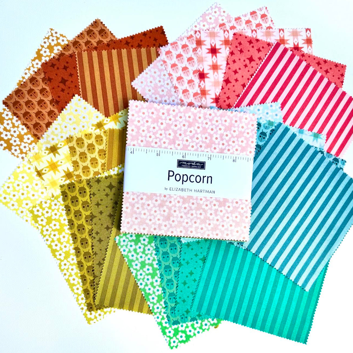 Elizabeth Hartman Moda Fabrics Popcorn 5" Charm Pack 51280PP