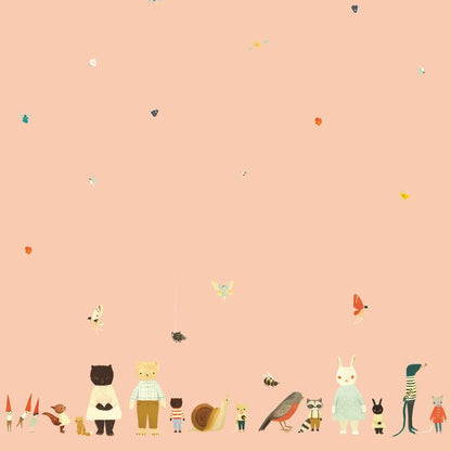Emily Winfield Martin Riley Blake Designs The Littlest Family's Big Day Border Print CD11496-BLUSH