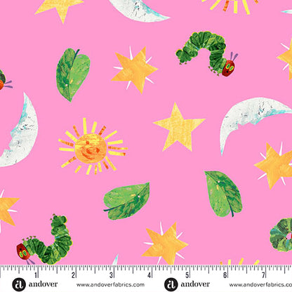 Eric Carle The Very Hungry Caterpillar Snack Time Sun Moon and Stars A-1439-E Pink