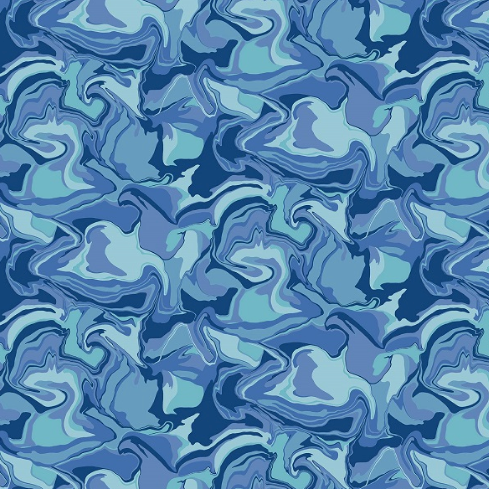 Eye Candy Quilts Andover Fabrics Nebula A-1506-B1 Subzero