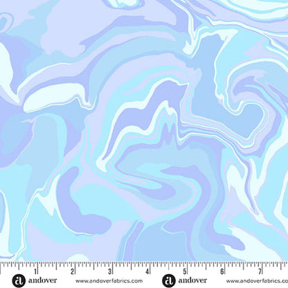Eye Candy Quilts Andover Fabrics Nebula A-1506-LB Mermaid