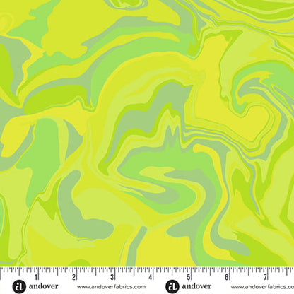 Eye Candy Quilts Andover Fabrics Nebula A-1506-LG Radioactive