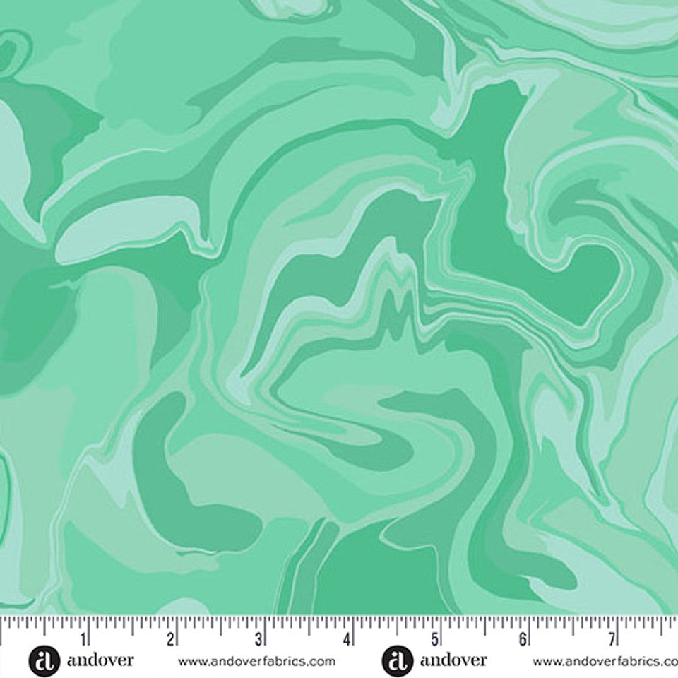 Eye Candy Quilts Andover Fabrics Nebula A-1506-T Jadeite