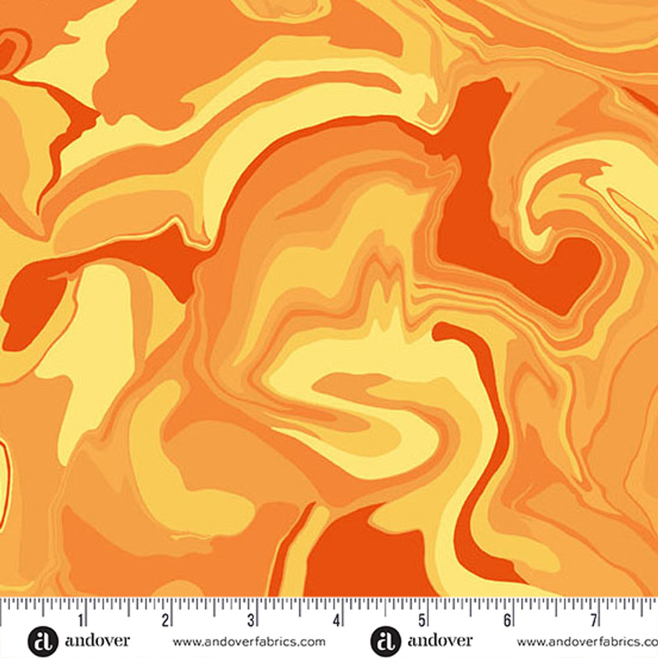 Eye Candy Quilts Andover Fabrics Nebula A-1506-Y Marigold