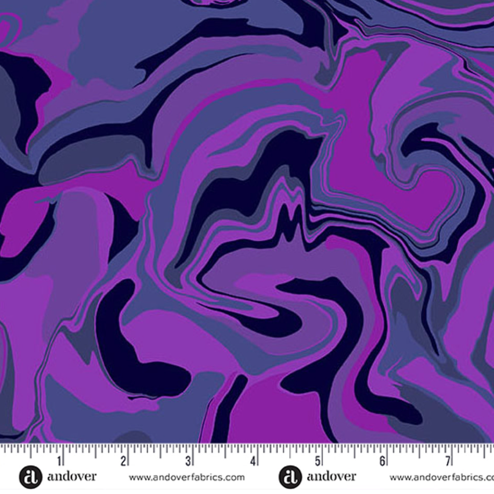 Eye Candy Quilts Andover Fabrics Nebula Grape Jelly A-1506-P
