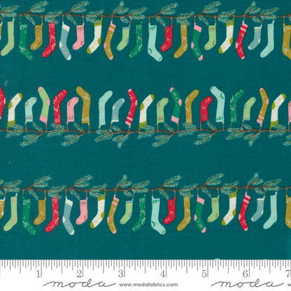 Fancy That Design House Moda Fabrics Cozy Wonderland Stocking Stripe 45592 15