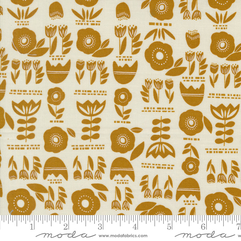 Fancy That Design House Moda Fabrics Folk Lore Posy Plot Eggshell 45601 11