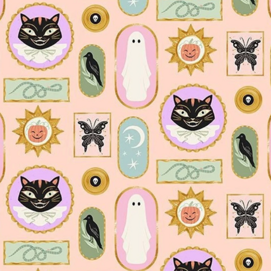 Faye Guanipa Harvest Moon Spooky Frames Dear Stella 2818 Blush