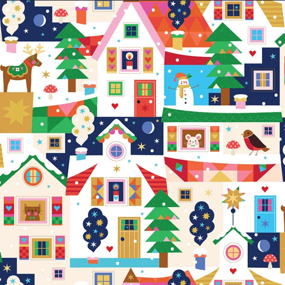 Fizzy Pop Prints Thread and Ink Design Home for Christmas HOME1051 Christmas Eve