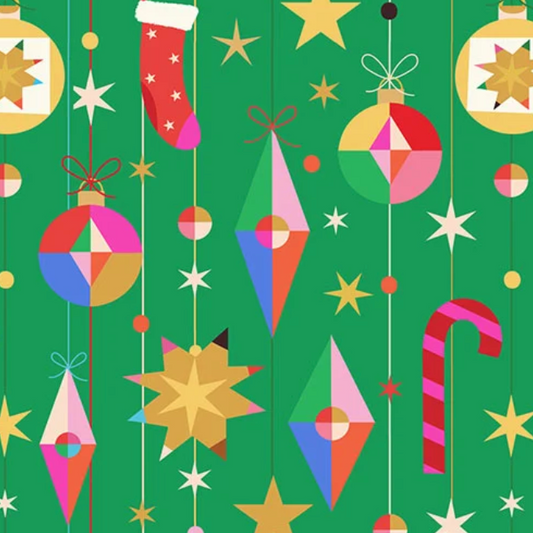 Fizzy Pop Prints Thread and Ink Design Home for Christmas HOME1053 Deck the Tree