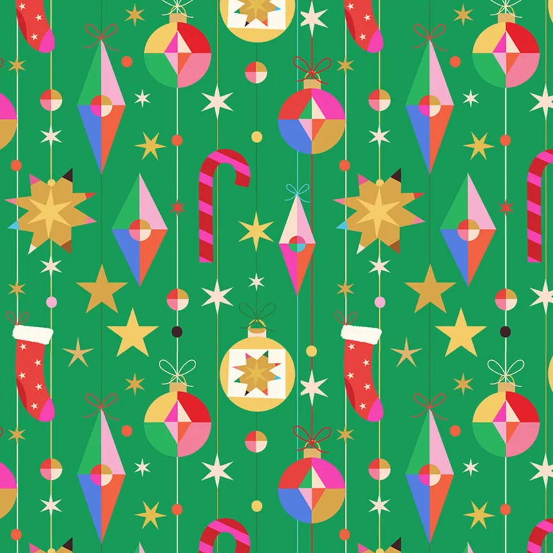 Fizzy Pop Prints Thread and Ink Design Home for Christmas HOME1053 Deck the Tree