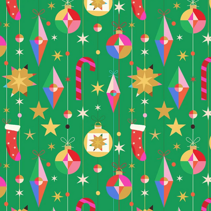 Fizzy Pop Prints Thread and Ink Design Home for Christmas HOME1053 Deck the Tree