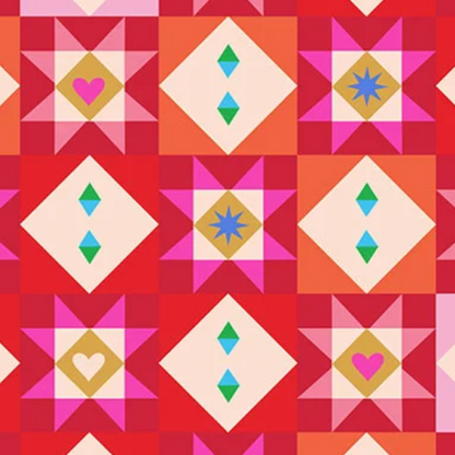 Fizzy Pop Prints Thread and Ink Design Home for Christmas HOME1055 Festive Tiles