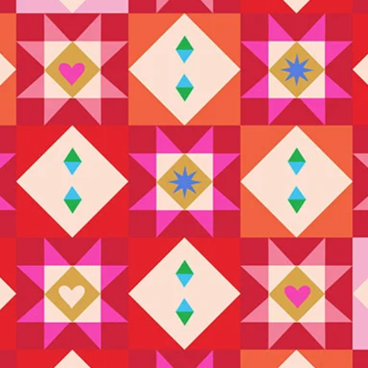Fizzy Pop Prints Thread and Ink Design Home for Christmas HOME1055 Festive Tiles