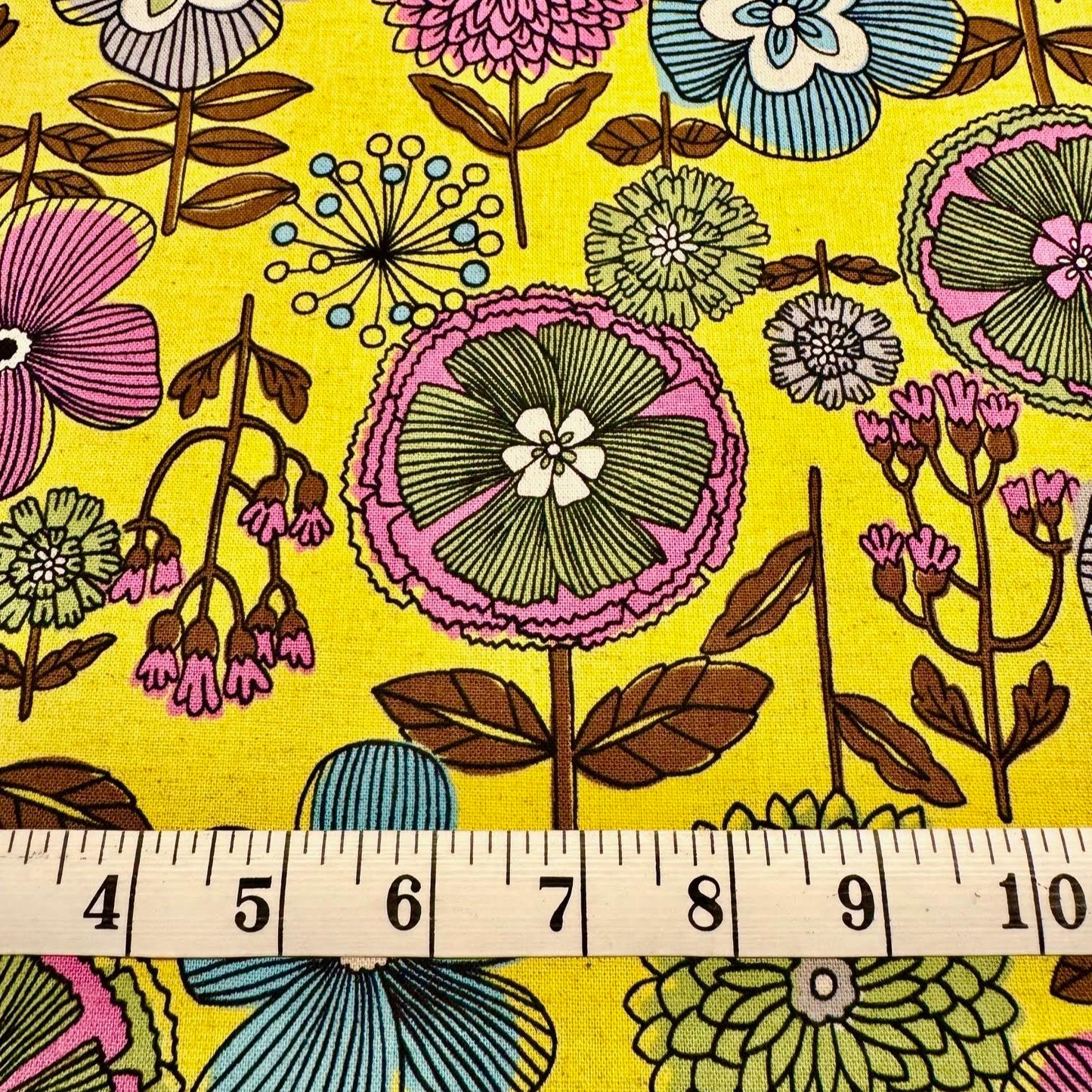 Fuwari Japanese Import Scandinavian Floral Canvas AS7800R-1