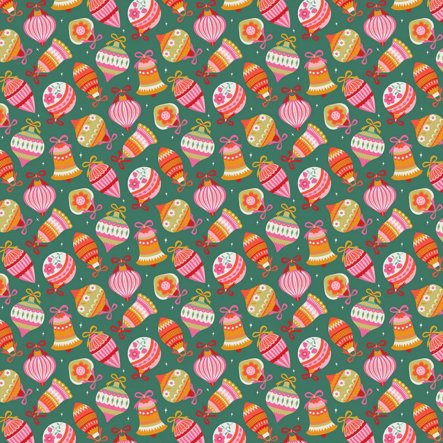Geetanjali Behera Thread and Ink Design Studio Deck the Halls Baubles DECK1065