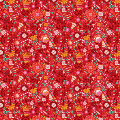 Geetanjali Behera Thread and Ink Design Studio Deck the Halls Candy Carnival DECK1066