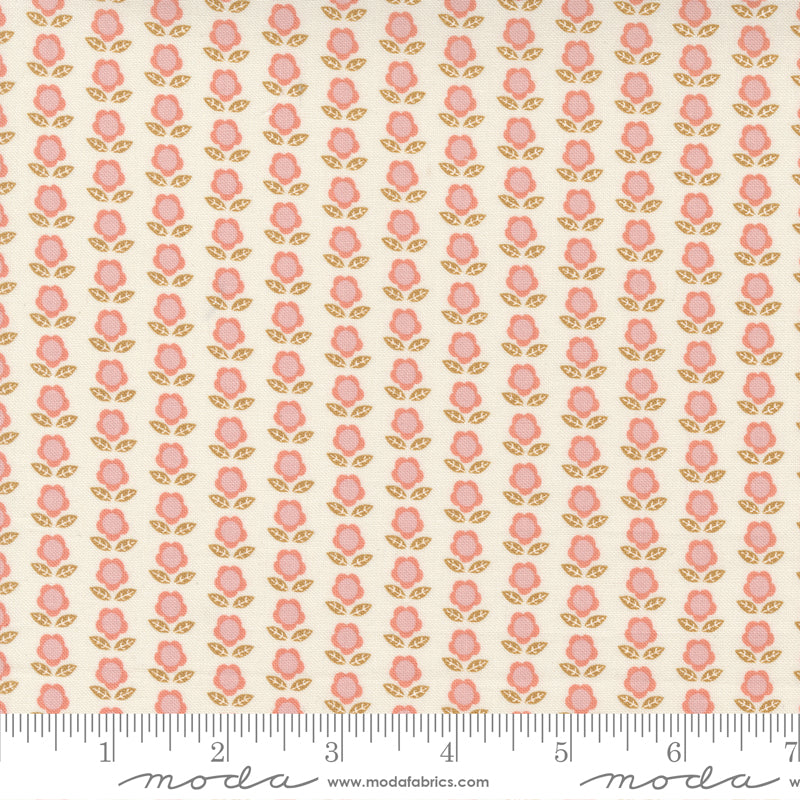 Gingiber Moda Fabrics Birdsong Little Flowers 4835711 Cloud