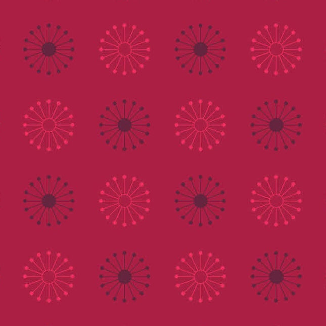 Giucy Giuce Andover Fabrics 40 Atoms A-1394-R Petunia